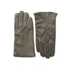 Men's Aniline Leather Gloves - Grey