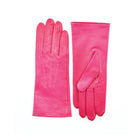 Women's Aniline Leather Gloves - Pink