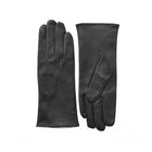 Women's Aniline Leather Gloves - Black