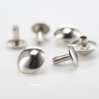 Domed Rivets - Nickle Plate - 10mm