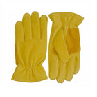 All Purpose Lined Leather Gloves - Saddle Tan