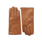 Men's Aniline Leather Gloves - Cognac